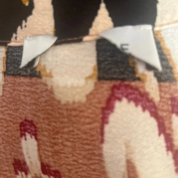 Evereve Mila Long Kimono Duster with Tribal Print Size S/M - Picture 9 of 9